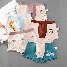 5 QUẦN LÓT BÉ TRAI COTTON MỀM SIZE 7-45KG