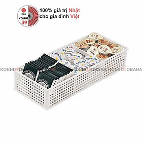 Mua Khay đựng vật dụng chia ngăn dạng lưới màu trắng