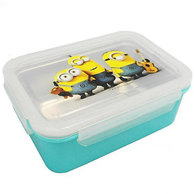 Hộp Đựng Cơm Hình Despicable Chất Liệu Thân Thiện Môi Trường - Xanh Dương
