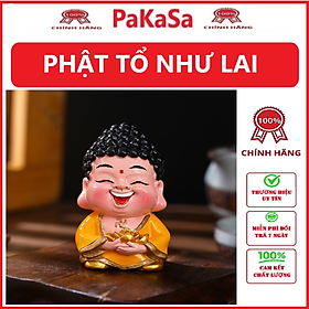 Mô Hình Tiểu Cảnh "Bộ 5 Tượng Thần Tài - Phúc - Lộc - Thọ - Hỷ Mini" Trang Trí Sen Đá, Sân Vườn,Chậu Cây, DYI, Terrarium - Hàng Chính Hãng