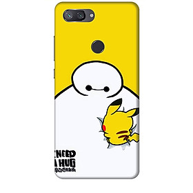 Ốp lưng dành cho điện thoại XIAOMI MI 8 LITE hinh Big Hero Pikachu