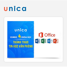 Unica - Combo 4 Khóa Học Thành Thạo Tin Học Văn Phòng