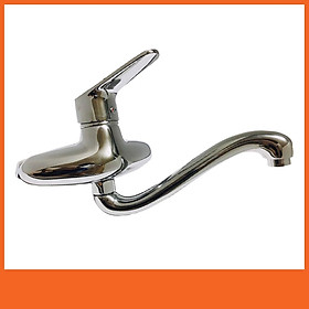 Mua Vòi Rửa Chén Bát Nóng Lạnh Cắm Tường Đồng Mạ Chrome Cao Cấp
