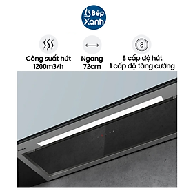Mua Máy Hút Mùi Âm Tủ Hafele HH-BI72A 533.80.027 - Công Suất 1200 m3/giờ - 8 Cấp Độ Hút - Hàng Chính Hãng
