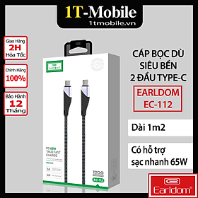 Mua Cáp Sạc Dù 2 Đầu TypeC Earldom EC-112 - Hàng Chính Hãng