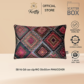 Mua SCATTER BOX Vỏ Gối cao cấp nhập khẩu Ireland Anh Quốc RIO PINK/COVER Kích thước 35x50cm/58x58cm Phong cách cổ điển
