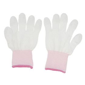 Premium Nylon Knitted PU Coated Inspection Gloves Individually Packaged L