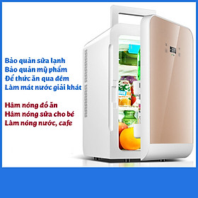Mua Tủ lạnh mini kèm hâm nóng 20 lít  ST-20L hiển thị nhiệt độ bảo quản thức ăn đựng mỹ phẩm