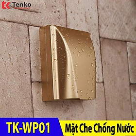 Mặt Chắn Nước Che Mưa Cho Công Tắc Ổ Cắm Vuông Chính Hãng Tenko TK-WB01 Màu Vàng