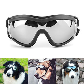 Chó kính bảo vệ mắt ngoài trời có thể điều chỉnh dây đeo dễ đặt kính râm cho vật nuôi