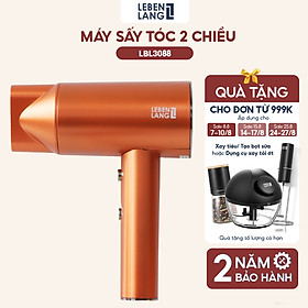 Máy sấy tóc Lebenlang LBL3088 công suất 2100W của Đức, chống xơ rối tóc bằng công nghệ ion - Hàng Chính Hãng