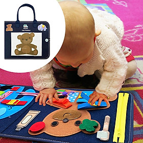 Kids Busy Board Montessori Toys Montessori Early Education Dress Aids Preschool Toys for Kids Children