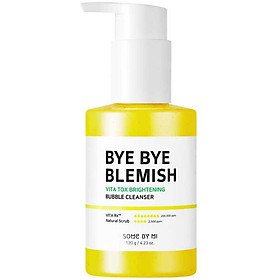 Sữa Rửa Mặt Sủi Bọt Dưỡng Sáng Da Some By Mi Bye Bye Blemish Vita Tox Brightening Bubble Cleanser 120g