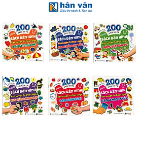 200 Stickers - Sách Dán Hình Rèn Luyện Tư Duy Logic - Nhiều Chủ Đề