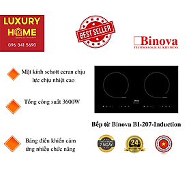 Mua Bếp từ Binova BI-207-Induction - Hàng chính hãng