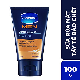 Sữa rửa mặt tẩy tế bào chết Vaseline Men 100g