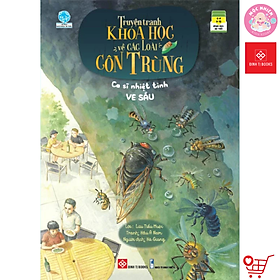 Sách - Truyện Tranh Khoa Học Về Các Loài Côn Trùng - Đom Đóm, Bọ Ngựa, Ve Sầu Và Sâu Bắp Cải - Đinh Tị Books