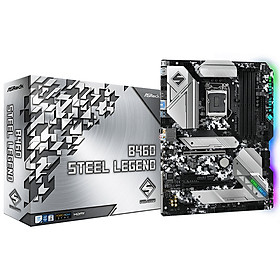Bo Mạch Chủ Mainboard ASRock B460 Steel Legend - Hàng Chính Hãng