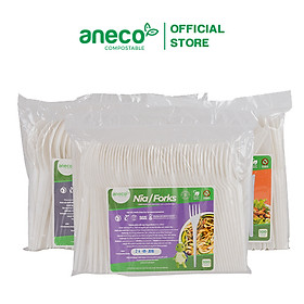 Mua Túi Dao Thìa Nĩa ANECO phân huỷ sinh học hoàn toàn (100 chiếc