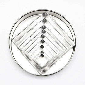 Mua Bộ 9 Khuôn Làm Bánh Cutlery-Pro Phẳng Hình Vuông 30Mm