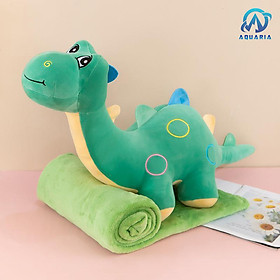 Combo Mền Gối Văn Phòng Đa Năng Tiện Dụng Kèm Chăn 3in1 Gối Đầu Hoặc Ôm Hình Khủng Long Đáng Yêu Nhiều Mẫu
