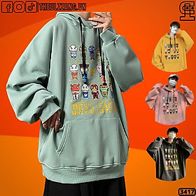 Áo Khoác Hoodie Nam Nữ Nỉ Bông Dày Dặn Form Rộng Unisex Áo Khoác Nỉ Hoodie Nữ Sweater Nam Nữ SIÊU ANH HÙNG