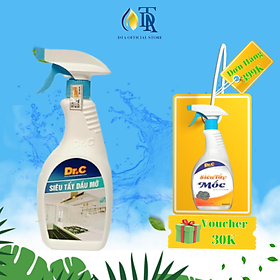 Nước Lau Bếp Đa Năng,Tẩy Xoong Nồi Siêu Sạch,Tẩy Dầu Mỡ Nhà Bếp,Tẩy Dầu Mỡ Máy Hút Mùi,Tẩy Bếp Từ Bếp Gas Dr.c 500ml