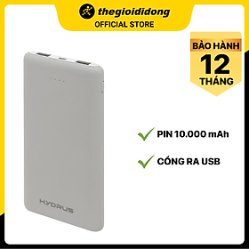 Mua Pin sạc dự phòng Polymer 10.000 mAh Hydrus PA CK01 - Hàng chính hãng
