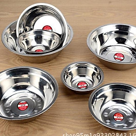 Mua Thau Bằng Inox 304 Cao Cấp  Thau 2 Kích Thước 14cm  20cm Tiện Lợi (Hộp Trắng)