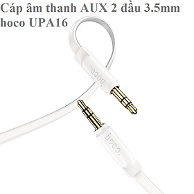 Cáp âm thanh AUX 2 đầu 3.5 mm cho điện thoại tai nghe laptop loa hoco