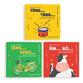 Hình ảnh sách Sách Ehon - Combo 3 Cuốn Âm Thanh Quanh Bé - Dành Cho Trẻ Từ 0 - 6 Tuổi
