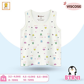 Áo ba lỗ sơ sinh dễ thương cho bé