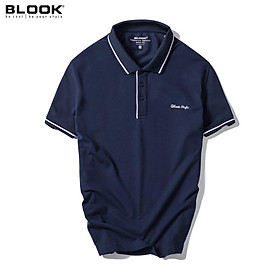 Áo polo nam slimfit BLOOK Vải thun cotton thêu logo đơn giản 33086 (HÌNH THẬT)