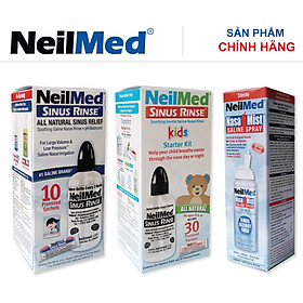 Combo Small FamilyCare Bình Xịt Rửa Mũi Xoang Cho Gia Đình NeilMed