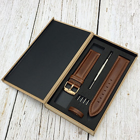 Dây Da Đồng Hồ Thay Thế Dành Cho Đồng Hồ DW Daniel Wellington - Tặng Kèm Hộp Gỗ và Phụ Kiện
