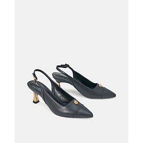 Giày Cao Gót Nữ 7cm Thời Trang Juno Phối Khoá Trang Trí CG07152
