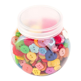 300Pcs Resin Buttons  Flatback for Sewing DIY Crafts Sweater