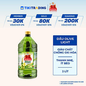 Dầu Ăn Thượng Hạng Neptune Olive Light 2 Lít
