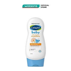 Sữa Tắm Và Gội Trẻ Em Cetaphil Baby Organic Calendula Tinh Chất Hoa Cúc 230ml