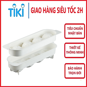 Mua Khay làm đá có kèm hộp đựng và nắp khử mùi  tủ lạnh đủ loại viên tròn kari inochi