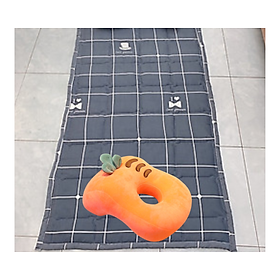Mua Combo nệm ngủ trưa văn phòng cao cấp 80x190cm + 1 gối màu cam - tặng kèm 1 vỏ gối cotton cùng