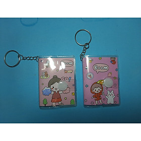 Combo 2 cuốn sổ tay móc khóa ngẫu nhiên(màu ngẫu nhiên)