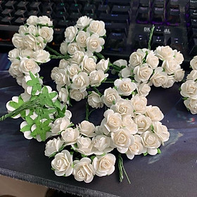 Hoa giấy thái điểm tóc cô dâu ( chùm 10 bông nhỏ )