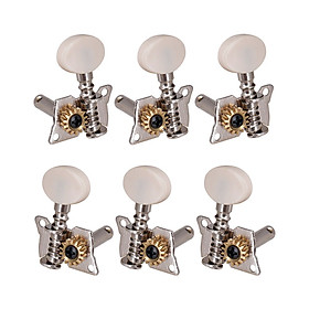 Left Right Classical Guitar String Tuning Pegs Machine Heads Tuners Keys Part 3L3R Professional Guitar Parts Accessories
