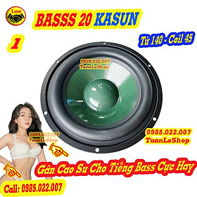 Mua 01 LOA BASS 20 KA - SUN MÀNG XANH TỪ 140MM COIL 45 – GIÁ 01 LOA BASS 2 TẤC