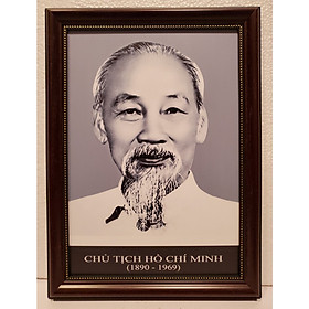 Mua ẢNH CHÂN DUNG HỒ CHỦ TỊCH - CHÂN DUNG BÁC HỒ ( ẢNH ĐEN TRẮNG )