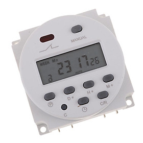 Digital Control Power Time LCD Programmable Timer Relay Switch DC 12V
