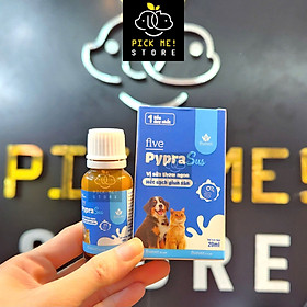 Five-Pypra Sus Xổ Giun Sán cho Chó Mèo Dạng Nước có vị sữa thơm ngon