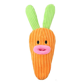 Carrot Rabbit Doll Puzzle Toys Dog Chewing Toy for Small Medium Large Dogs