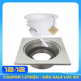 Nắp Chống Mùi Hôi Cống ECODEALS - Ngăn Mùi Thoát Sàn, Ngăn Côn Trùng, Chống Trào Ngược - Không cản trở dòng chảy, không kẹt rác, kích thước chuẩn lỗ sàn